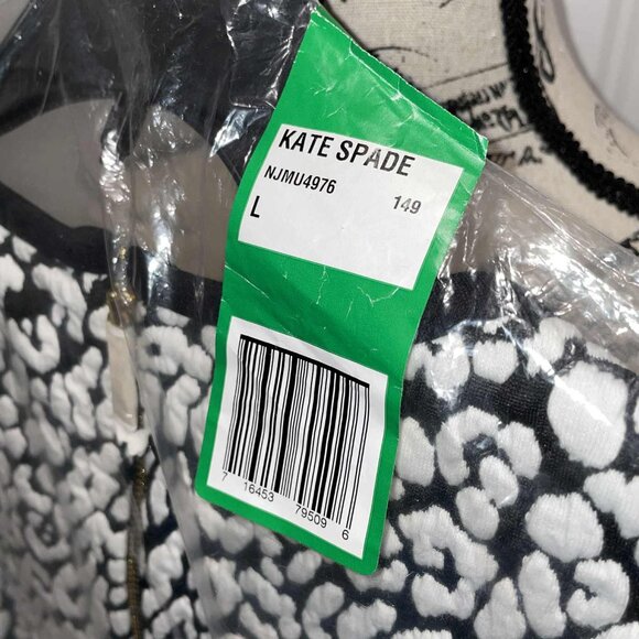 Kate Spade Leopard Jacquard Dress–“Be Daring” Black & White NEW WITH TAGS- Large - Picture 10 of 10